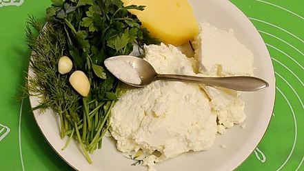 Рецепт хачапури с творогом на сковороде