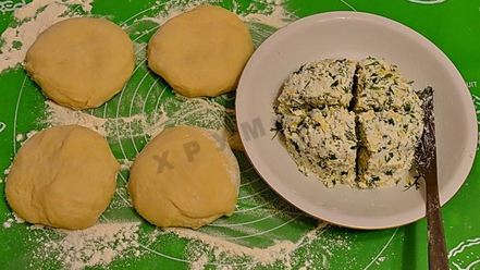 Рецепт хачапури с творогом на сковороде