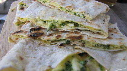 Рецепт Лаваша — хачапури гриль