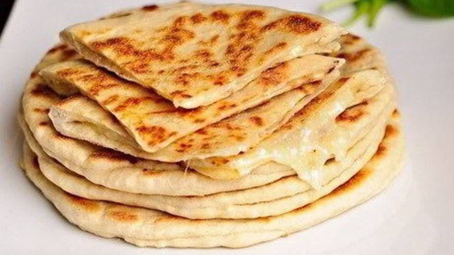 Рецепт мгновенного хачапури на сковороде