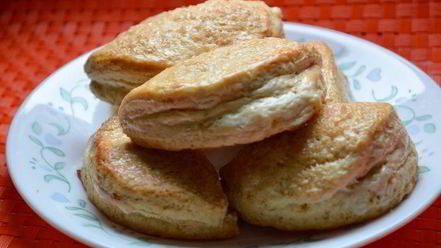 Рецепт апельсиновых сконов с начинкой