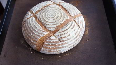 Рецепт белого хлеба подового