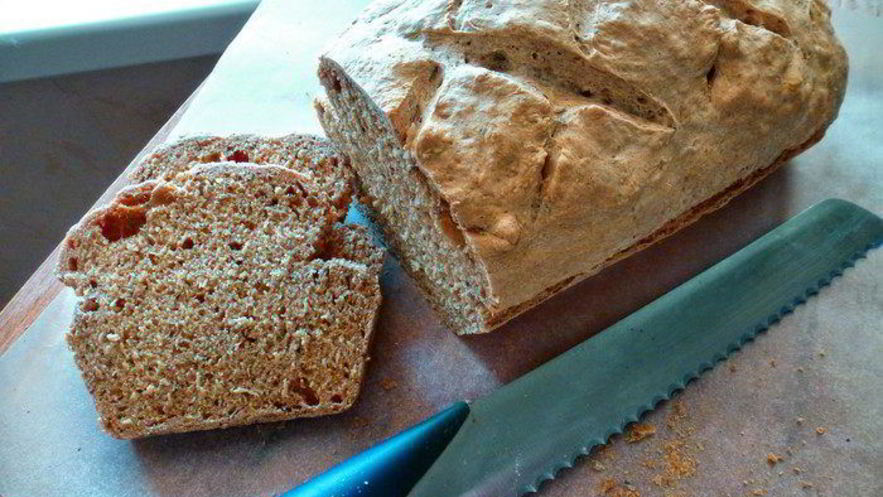 Рецепт бездрожжевого хлеба на пиве