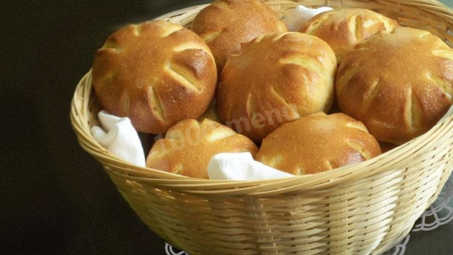 Рецепт булочек из хлебного теста