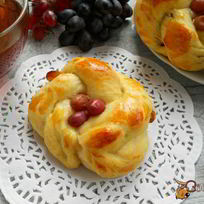 Булочки с изюмом в хлебопечке