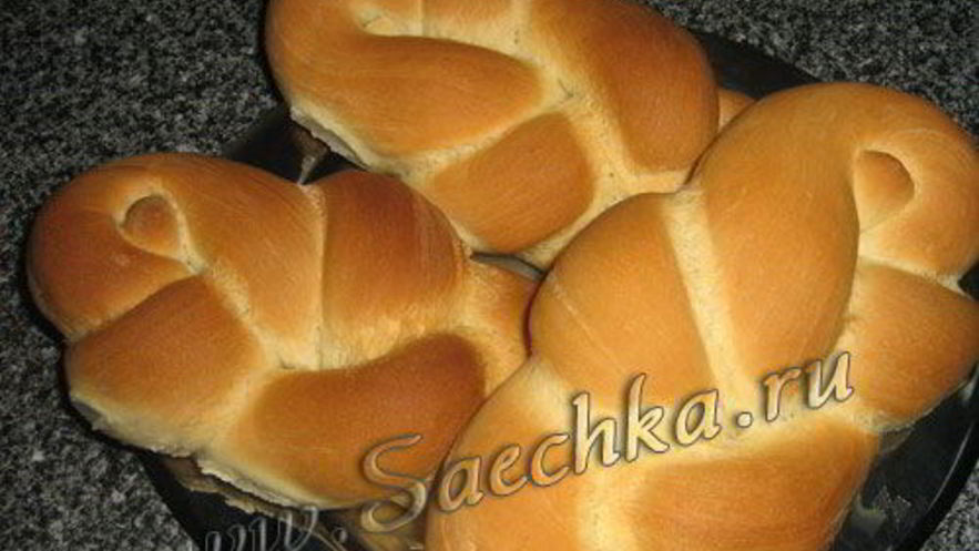 Рецепт хлеба косичка