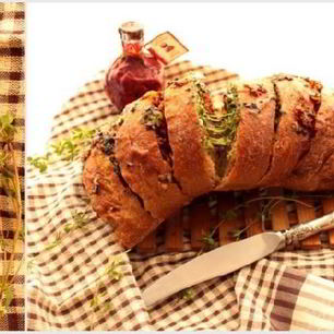 Рецепт Хлеба с пикантной начинкой