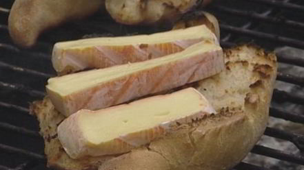 Рецепт хлеба с сыром на гриле