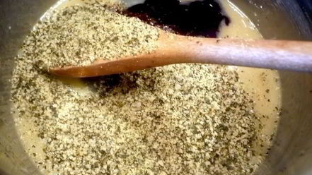 Рецепт хлебцев с разноцветным кремом