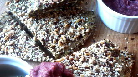 Рецепт хлебцев с разноцветным кремом