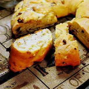 Рецепт Луково-орехового хлеб