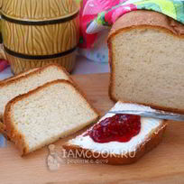 Молочный хлеб в хлебопечке