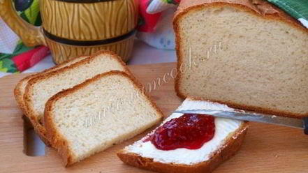 Рецепт молочного хлеба в хлебопечке