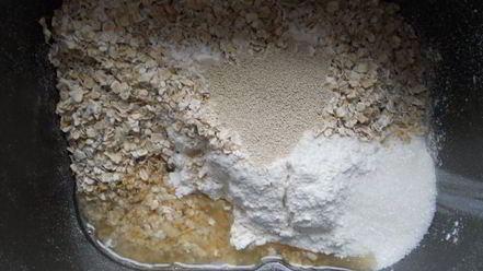 Рецепт овсяного хлеба на смальце в хлебопечке