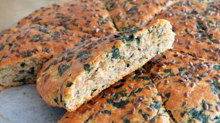 Рецепт сырных сконов со снытью