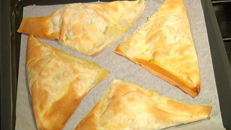 Рецепт хрустящих конвертиков с раковыми шейками