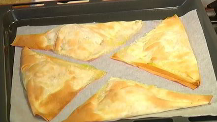 Рецепт хрустящих конвертиков с раковыми шейками