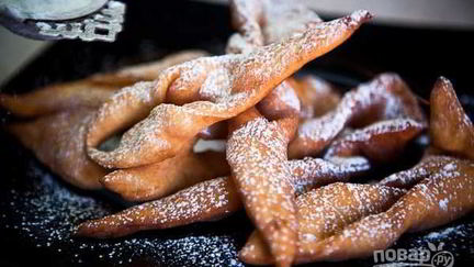 Рецепт Хвороста без молока