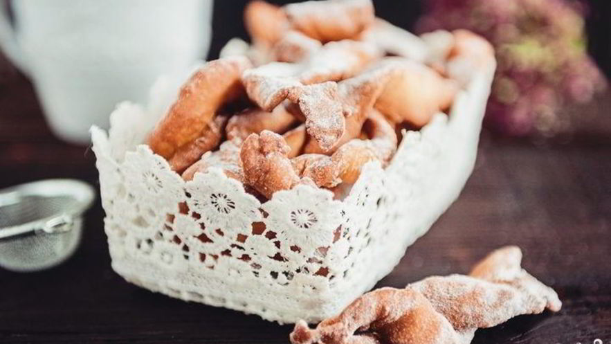 Рецепт хвороста на молоке