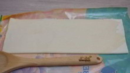 Рецепт конвертиков из бездрожжевого слоеного теста