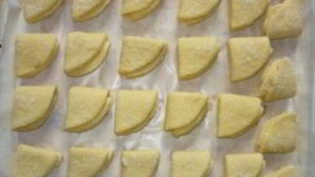 Рецепт конвертиков из творожного теста
