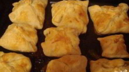 Рецепт конвертиков с яблоками