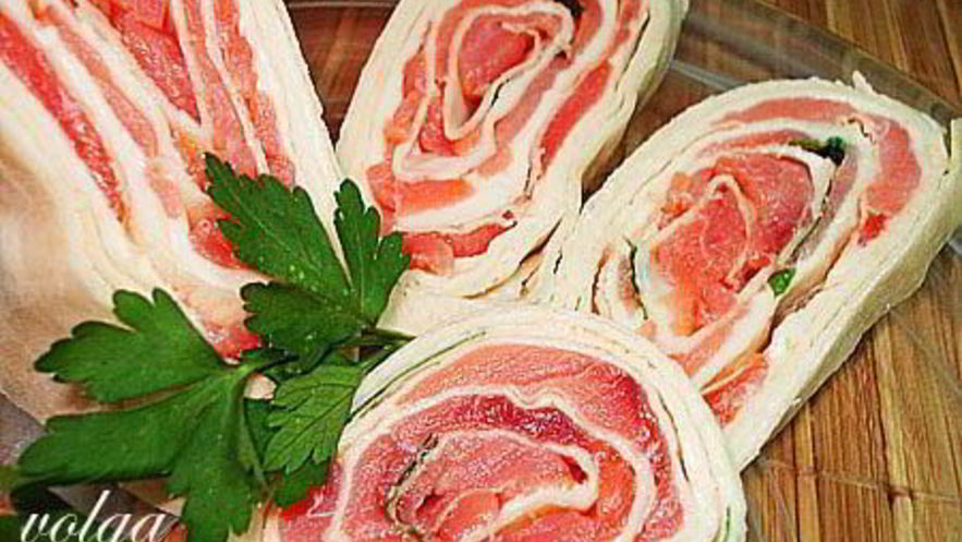 Рецепт быстрой закуски из лаваша