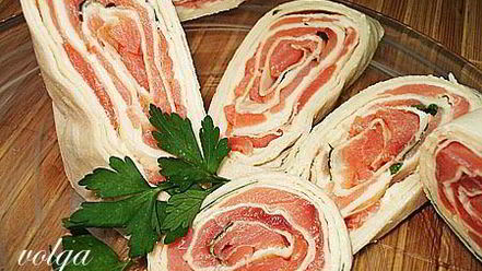 Рецепт быстрой закуски из лаваша