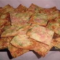 Рецепт Чипсов из лаваша с ветчиной и сыром