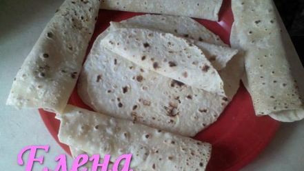Рецепт ереванского тонкого лаваша