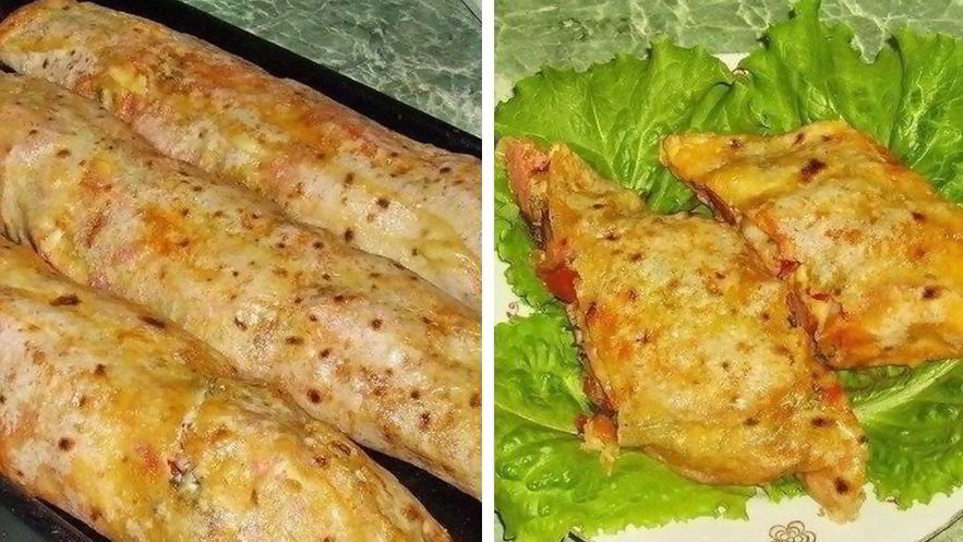 Рецепт фаршированного лаваша в духовке