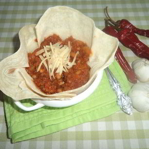 Рецепт Фасоли с фаршем и лавашиком