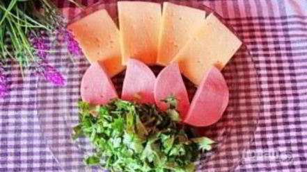 Рецепт конвертиков из лаваша с ветчиной