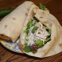 Рецепт Кулечков из лаваша с курицей и зеленью