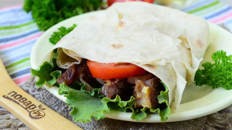 Рецепт лангета в лаваше