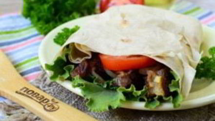 Рецепт лангета в лаваше