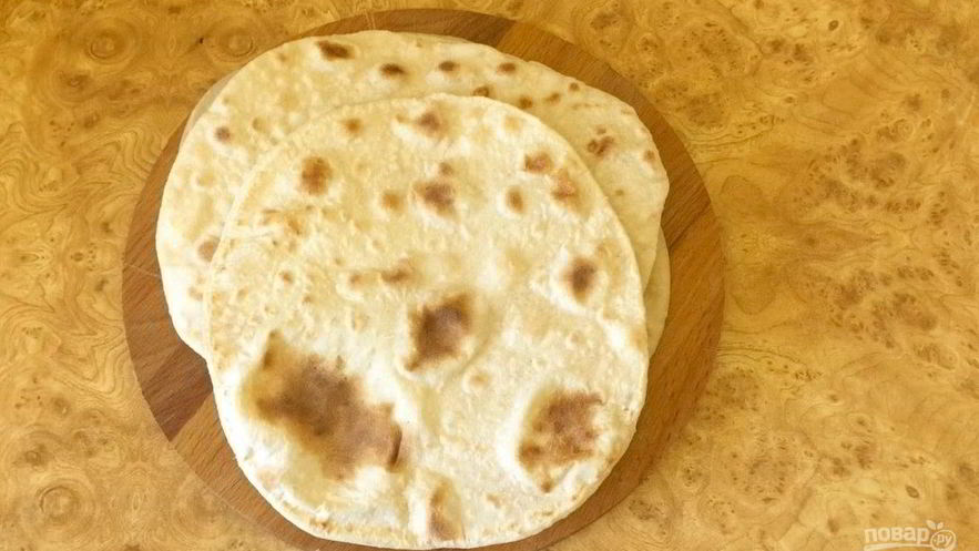 Рецепт лаваша из постного теста