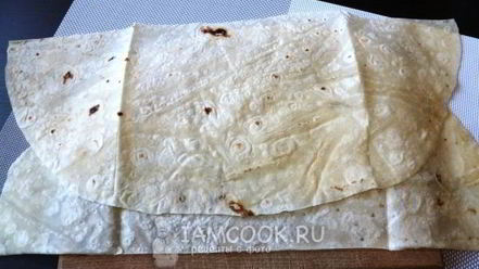 Рецепт лаваша с корейской морковкой и сыром