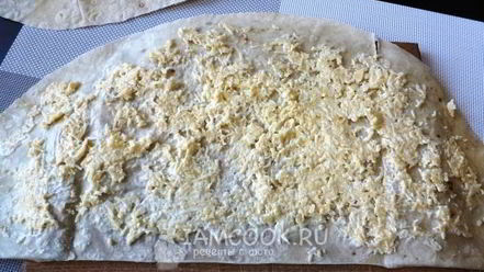 Рецепт лаваша с корейской морковкой и сыром