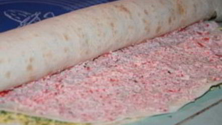 Рецепт лаваша с крабовыми палочками