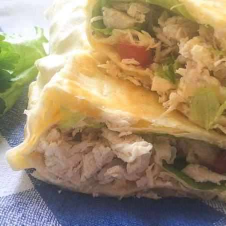 Рецепт Лаваша с курицей и сыром