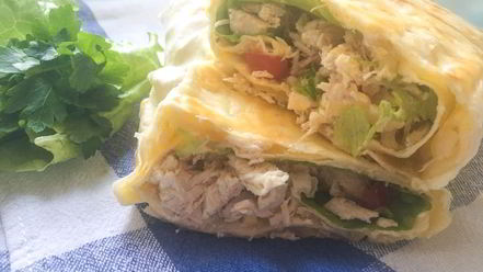 Рецепт лаваша с курицей и сыром