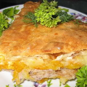 Рецепт Лаваша с начинкой из фарша