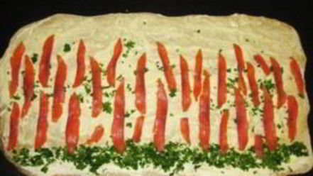 Рецепт лаваша с рыбой и плавленым сыром