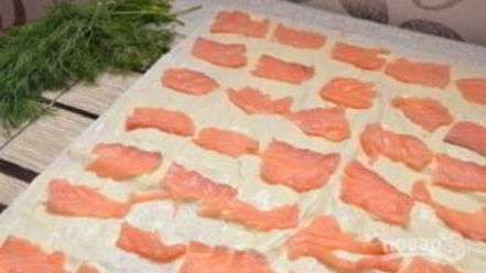 Рецепт лаваша с сыром, и семгой, и зеленью