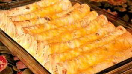 Рецепт лаваша с сыром и зеленью в духовке