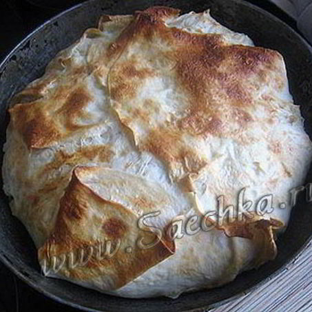 Рецепт Лаваша с творогом и сыром