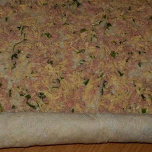 Рецепт Начинки для лаваша с ветчиной