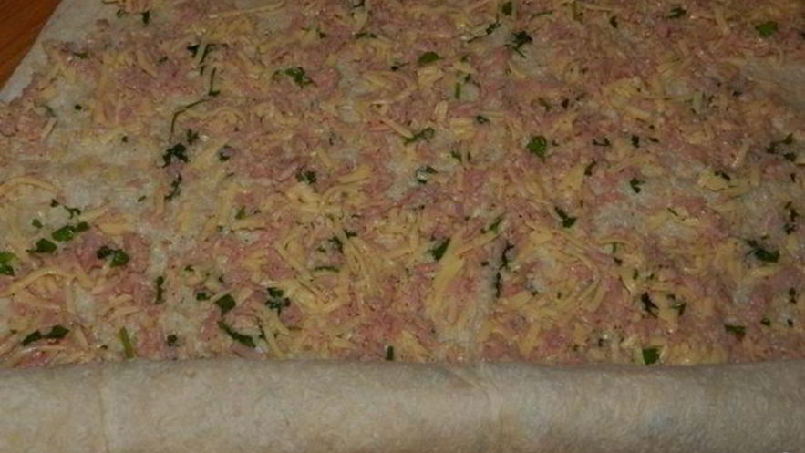 Рецепт начинки для лаваша с ветчиной