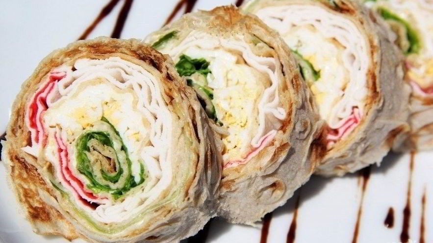 Рецепт рулета с крабовыми палочками в лаваше